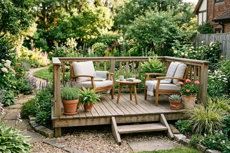 Deck Pequeno no Jardim: Dicas para Transformar Seu Espaço